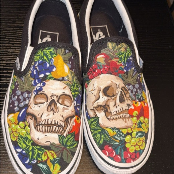 Vans Shoes - Vans Skull and Fruit Slip-On Sneakers